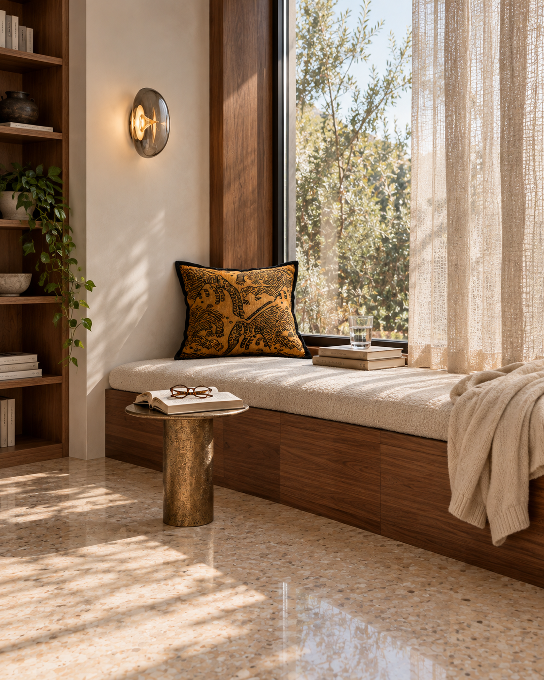 SESSEQ reading corner with Fauna cushion