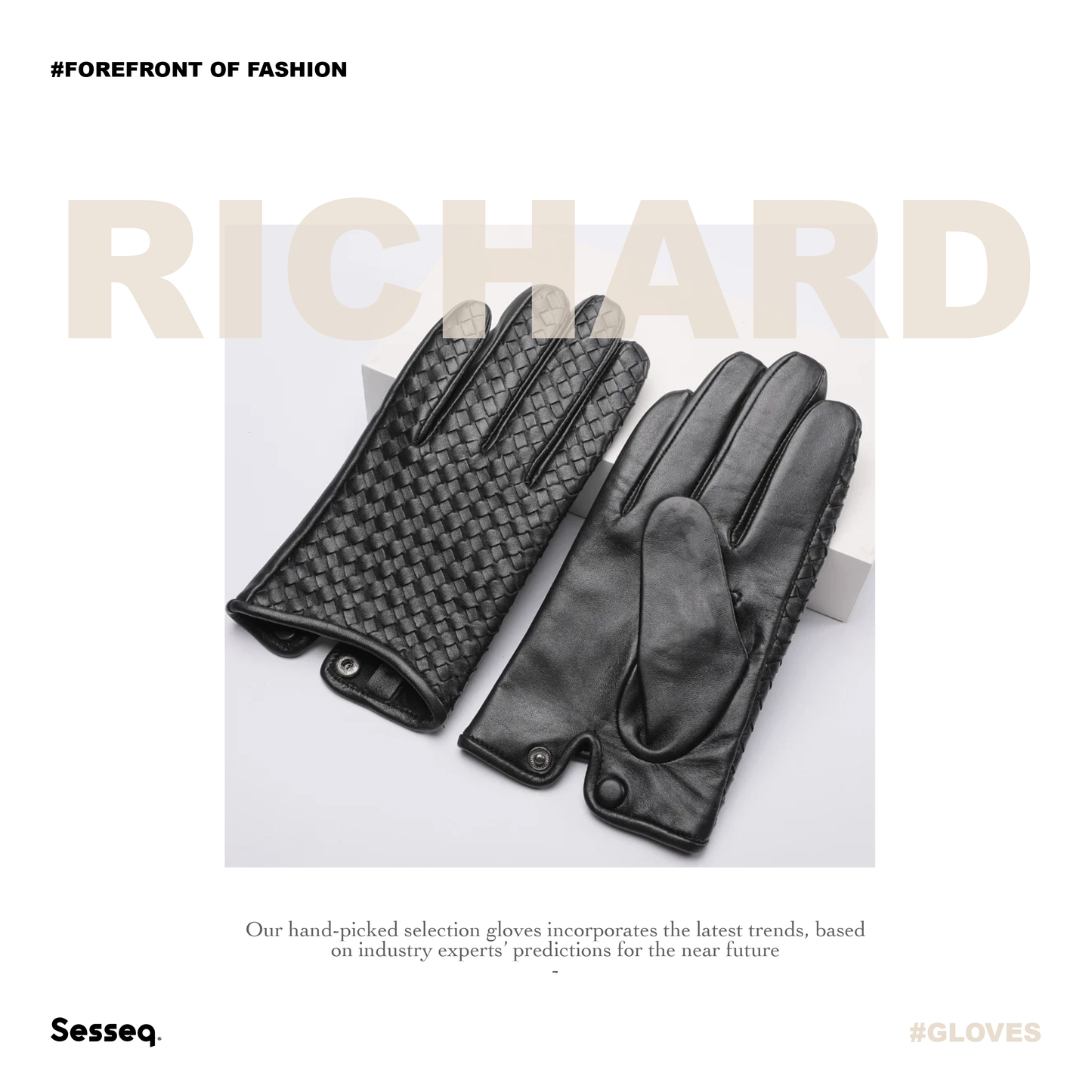 Richard Leder Gewoven Handschoenen