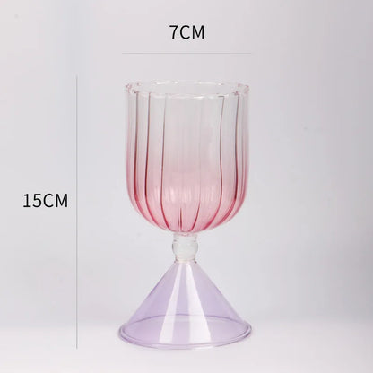 Glas met schelpreliëf - model B-4 - oorspronkelijke productfoto