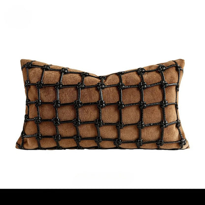 NODI - cushion cover with cord grid