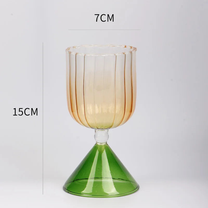 Glas met schelpreliëf - model B-2 - oorspronkelijke productfoto