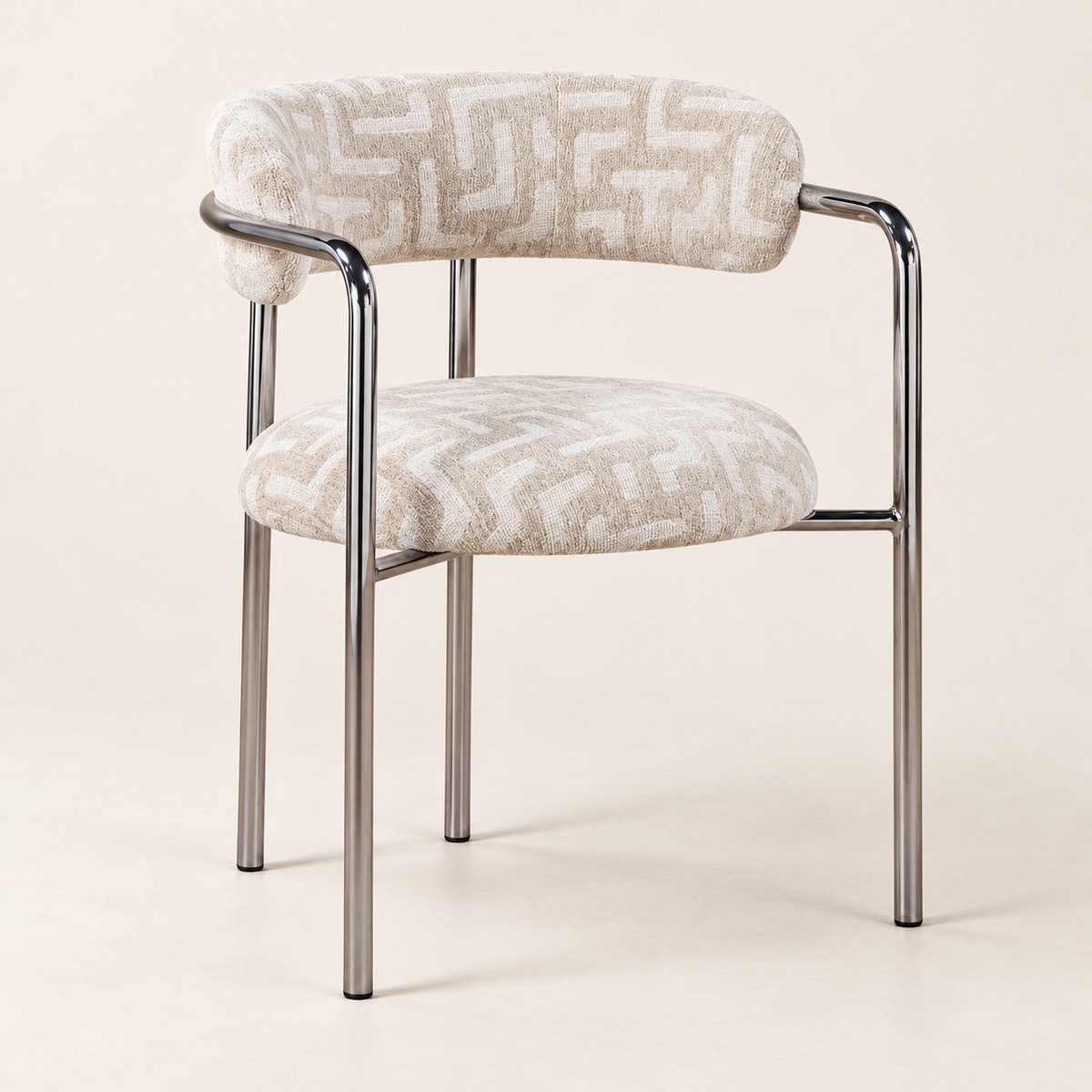 Art Deco Maze Beige 01 - Sesseq productfoto