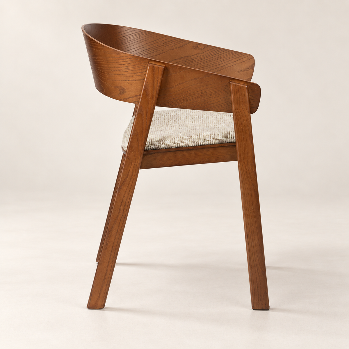 Edo houten armstoel - Roodachtig - productfoto