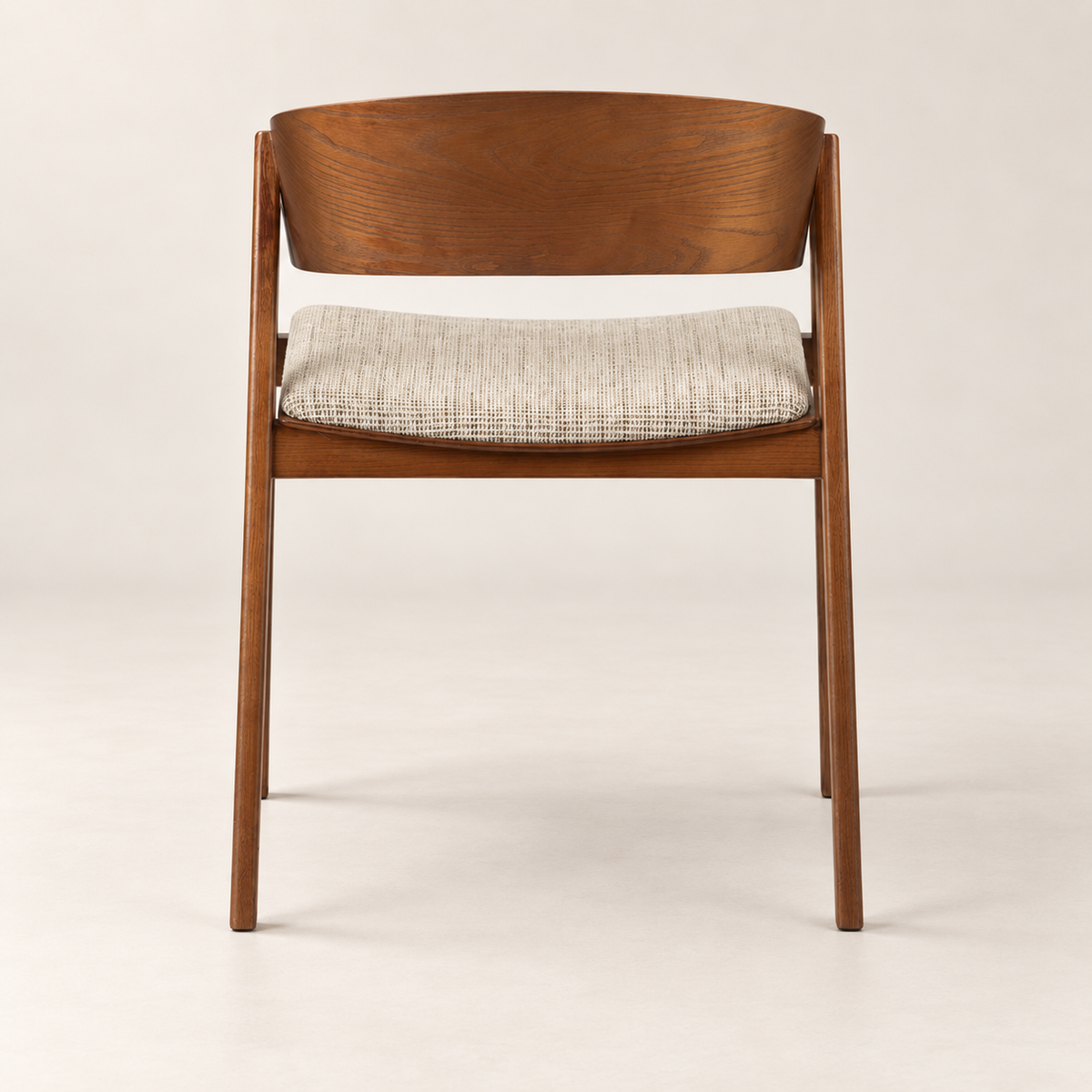 Edo houten armstoel - Roodachtig - productfoto