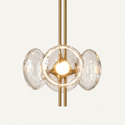 Bolla - hanglamp met glazen bollen en schijven - hoofdfoto
