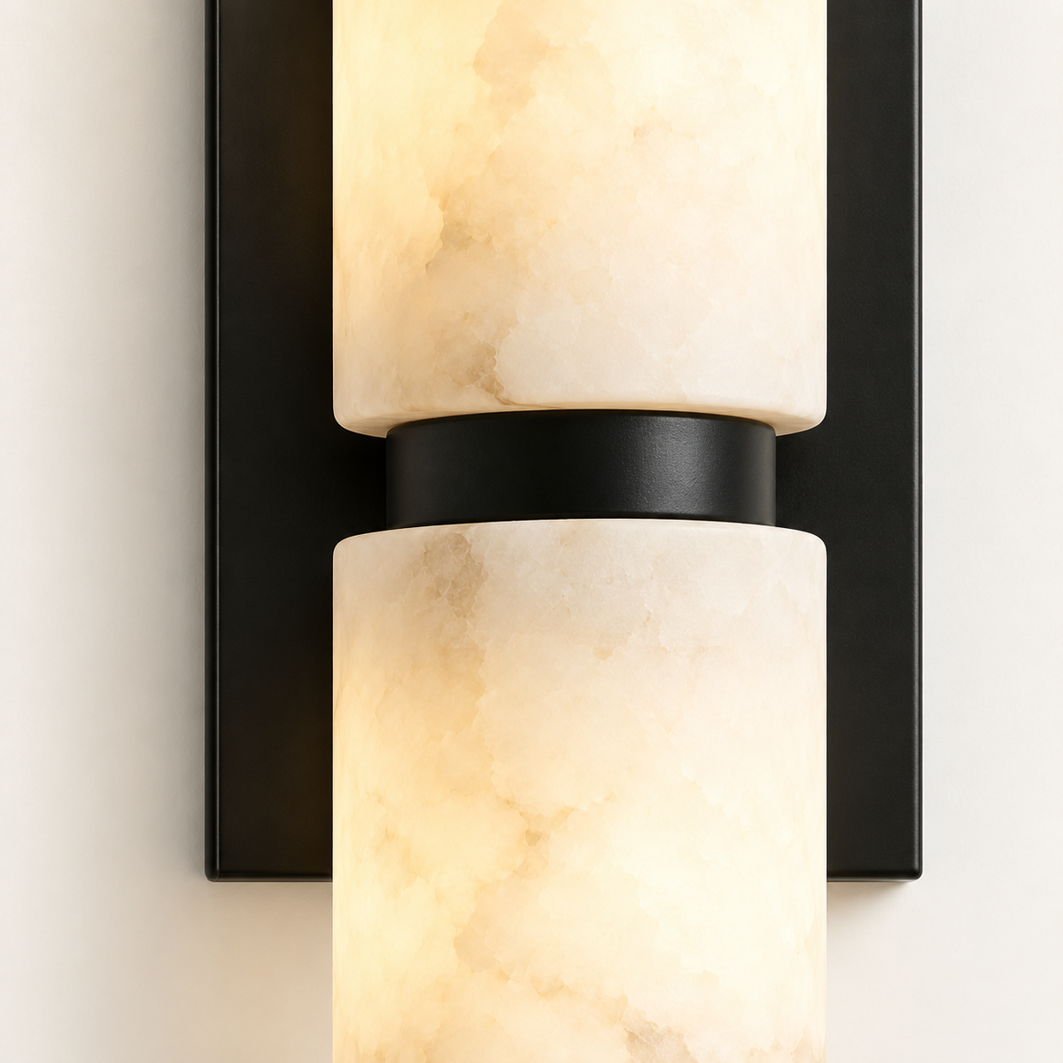 Segmento - wandlamp met gesegmenteerde cilinder - detail