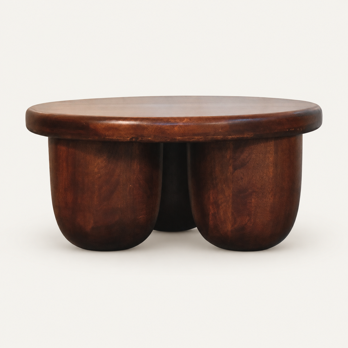 Kyma - sculptural mango-wood coffee table - alternative view